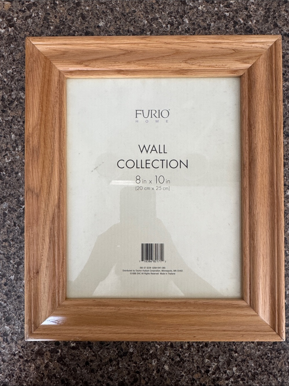 Furio Home 8x10 Wooden Picture Frame - Natural Wood tabletop or hanging display